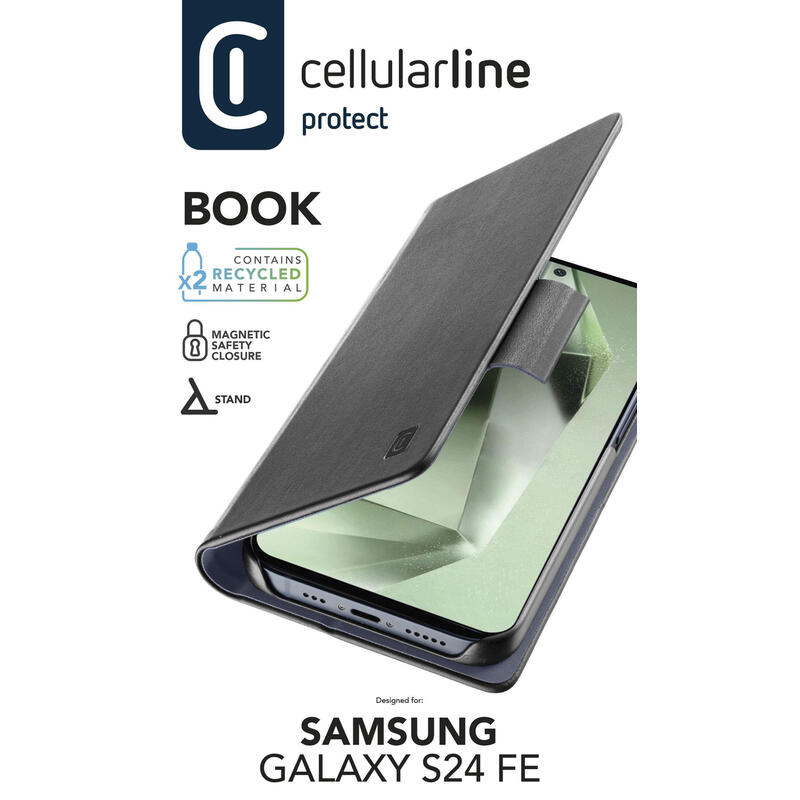cellularline-book-case-fr-samsung-s24-fe-negro cellularline-book-case-fr-samsung-s24-fe-negro