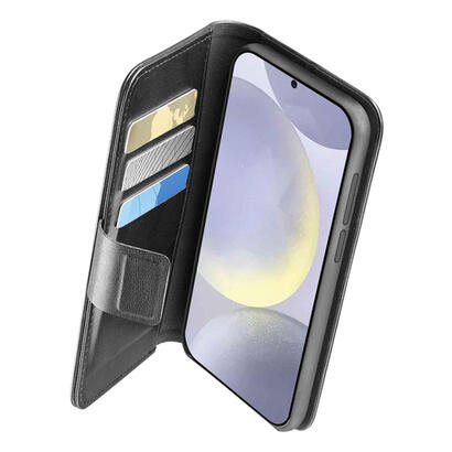 funda-cellularline-book-agenda-2-para-samsung-s25-negro