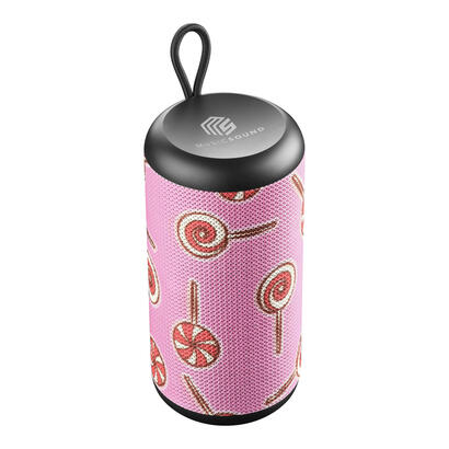 music-sound-8018080483714-altavoz-monofonico-portatil-rosa-5-w