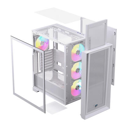 caja-atx-semitorre-einarex-p600-rgb-4-fans-blanca-excs-pl-600r-w