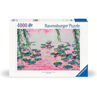 ravensburger-puzzle-lirios-de-agua-con-color-rosa-de-mauro-bergonzoli-4000-piezas-12001420