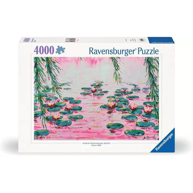 ravensburger-puzzle-lirios-de-agua-con-color-rosa-de-mauro-bergonzoli-4000-piezas-12001420