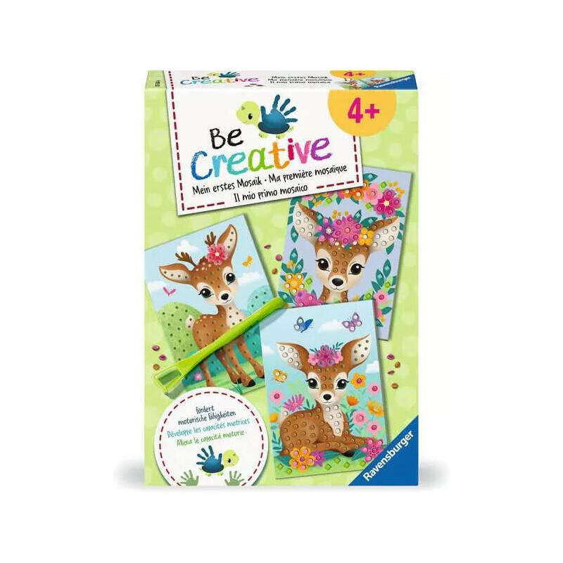 ravensburger-becreative-set-de-manualidades-mosaico-diy-mi-bambi-manualidades-25534