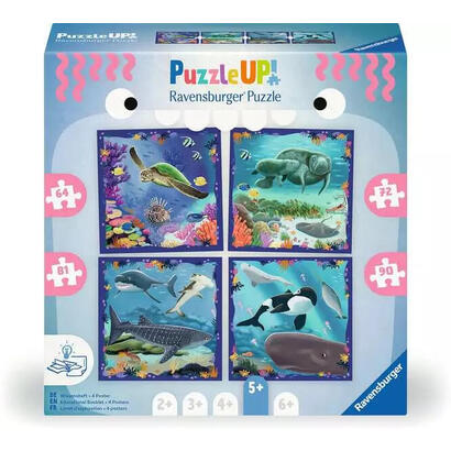 ravensburger-rompecabezas-animales-de-mar-64-72-81-y-90-partes-12004004