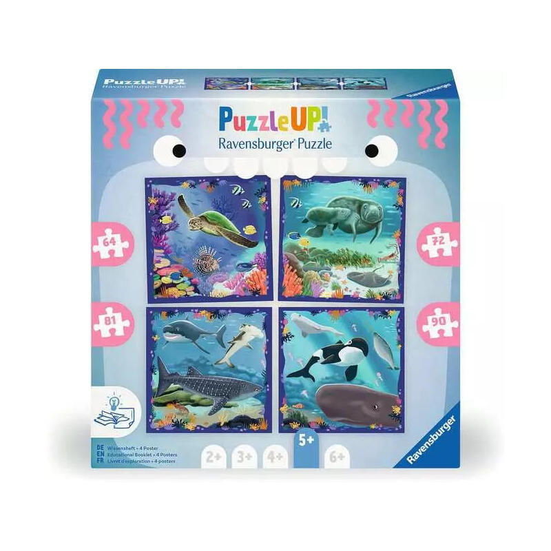 ravensburger-rompecabezas-animales-de-mar-64-72-81-y-90-partes-12004004
