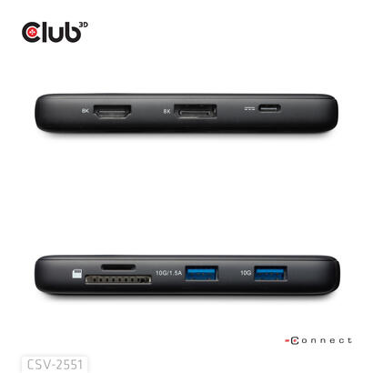 club3d-csv-2551-base-para-portatil-y-replicador-de-puertos-alambrico-usb-tipo-c-negro