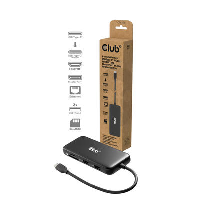 club3d-usb-c-8in1-hub-dp14-hdmi20-usb-c-lan-8k30hz-pd100w-retail