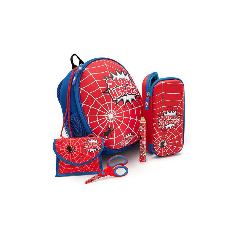 wedo-kinder-rucksack-spider-netztaschen-innen-aussen-rot wedo-kinder-rucksack-spider-netztaschen-innen-aussen-rot