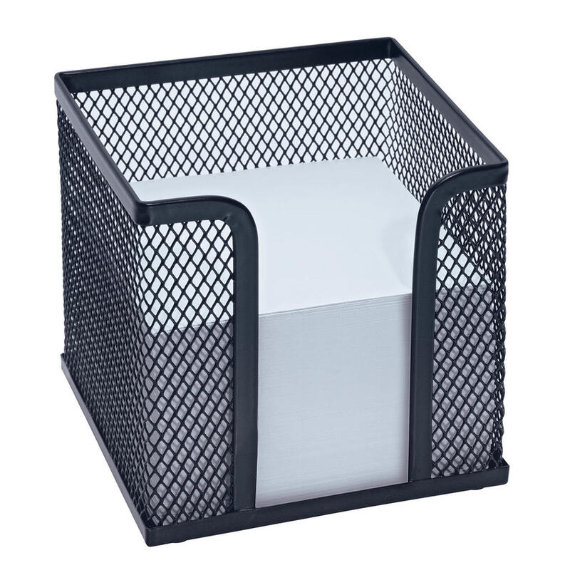 wedo-zettelbox-office-papier-92x92-mm-drahtmetall-negro wedo-zettelbox-office-papier-92x92-mm-drahtmetall-negro