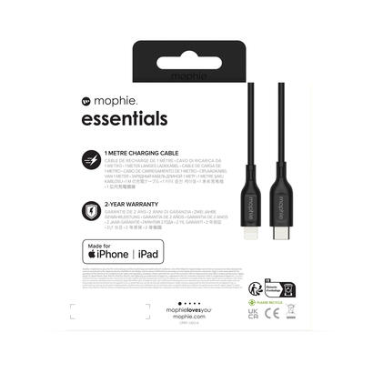 cable-zagg-mophie-essentials-usb-c-m-a-lightning-m-1m-black