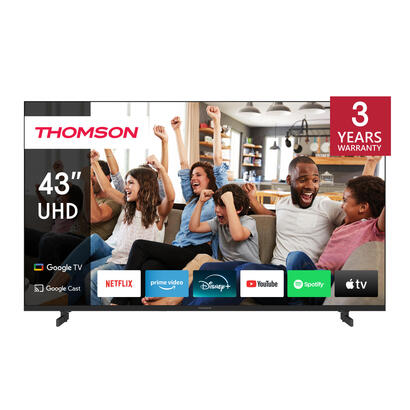 thomson-43ug4s14-tv-led-109-cm-43-pulgadas-negro-ultrahd4k-google-tv-triple-sintonizador-hdr-43ug4s14