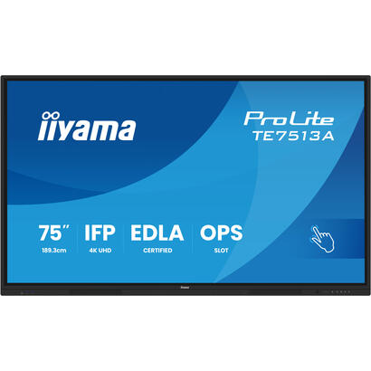 iiyama-prolite-te7513a-b1ag-75-clase-diagonal-745-visible-pantalla-lcd-con-retroiluminacion-led-senalizacion-digital-interactiva