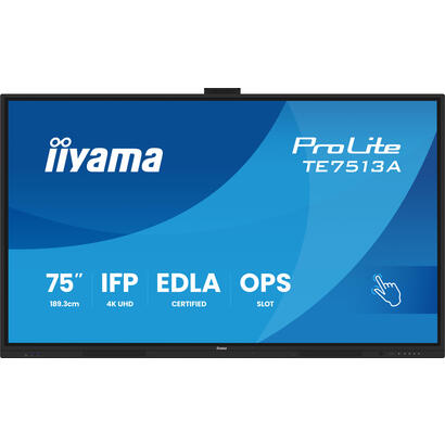 iiyama-prolite-te7513a-b1ag-75-clase-diagonal-745-visible-pantalla-lcd-con-retroiluminacion-led-senalizacion-digital-interactiva