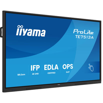 iiyama-prolite-te7513a-b1ag-75-clase-diagonal-745-visible-pantalla-lcd-con-retroiluminacion-led-senalizacion-digital-interactiva