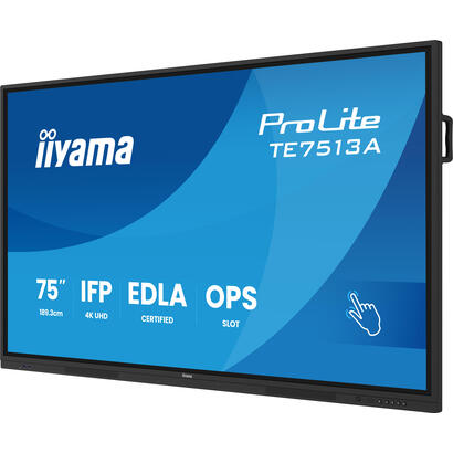 iiyama-prolite-te7513a-b1ag-75-clase-diagonal-745-visible-pantalla-lcd-con-retroiluminacion-led-senalizacion-digital-interactiva