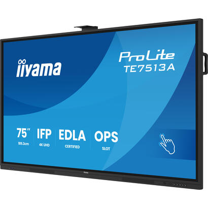 iiyama-prolite-te7513a-b1ag-75-clase-diagonal-745-visible-pantalla-lcd-con-retroiluminacion-led-senalizacion-digital-interactiva