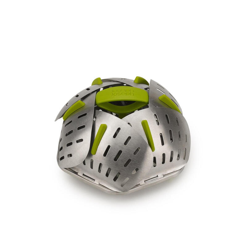 joseph-joseph-bloom-steel-folding-steamer-basket