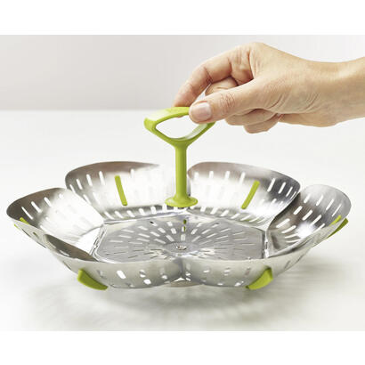 joseph-joseph-bloom-steel-folding-steamer-basket