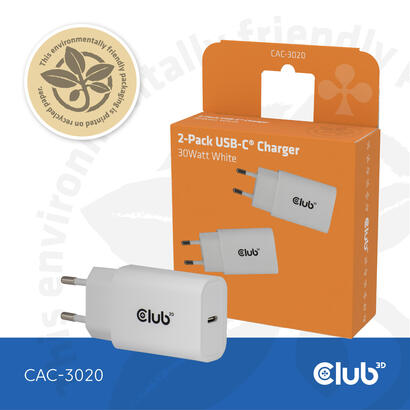 club3d-lifemyle-cargador-usb-c-30watt-2mk-blanco-retail