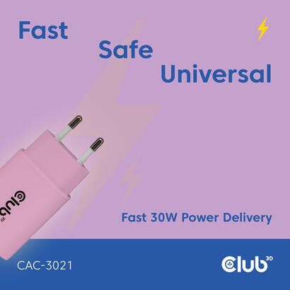 club3d-lifemyle-cargador-usb-c-30watt-2mk-rosa-retail