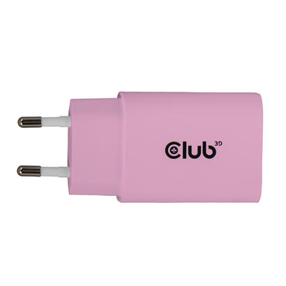 club3d-lifemyle-cargador-usb-c-30watt-2mk-rosa-retail