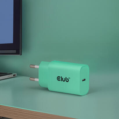 club3d-lifemyle-cargador-usb-c-30watt-2mk-verde-retail