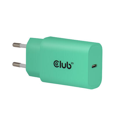 club3d-lifemyle-cargador-usb-c-30watt-2mk-verde-retail