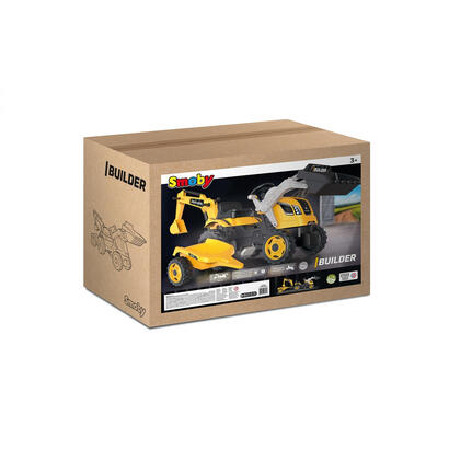 smoby-traktor-builder-max-con-remolque-vehiculo-infantil-amarillo-7600710304