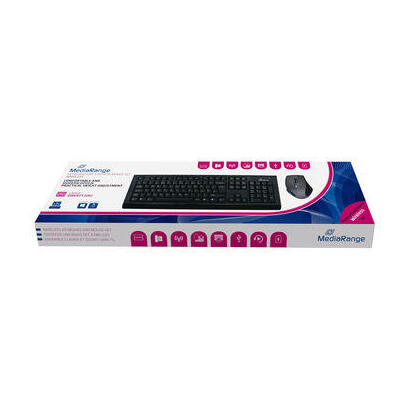 mediarange-funk-teclado-und-raton-set-qwert-uk-negro-gra