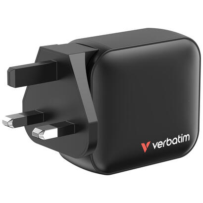 verbatim-gan-charger-100w-universal-negro-corriente-alterna-carga-rapida-interior