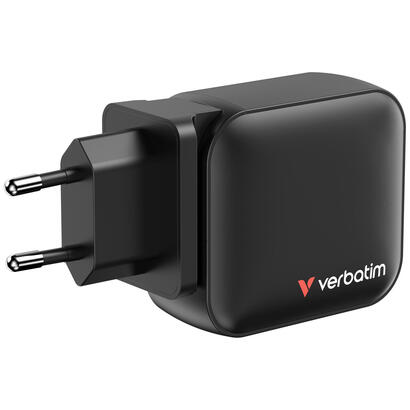 verbatim-gan-charger-100w-universal-negro-corriente-alterna-carga-rapida-interior
