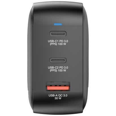 verbatim-gan-charger-100w-universal-negro-corriente-alterna-carga-rapida-interior