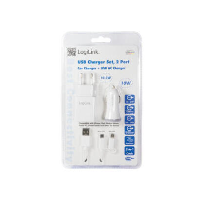 logilink-pa0137-cargador-de-dispositivo-movil-smartphone-tableta-blanco-corriente-alterna-encendedor-de-cigarrillos-auto-interio