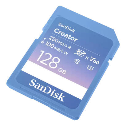 sandisk-creator-tarjeta-de-memoria-flash-128-gb-video-class-v60-uhs-ii-u3-class10-sdxc-uhs-ii