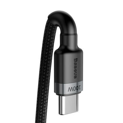 baseus-cafule-grisnegro-cable-usb-tipo-c-a-tipo-c-100w-2m