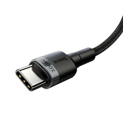baseus-cafule-grisnegro-cable-usb-tipo-c-a-tipo-c-100w-2m