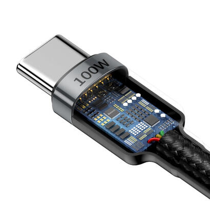 baseus-cafule-grisnegro-cable-usb-tipo-c-a-tipo-c-100w-2m