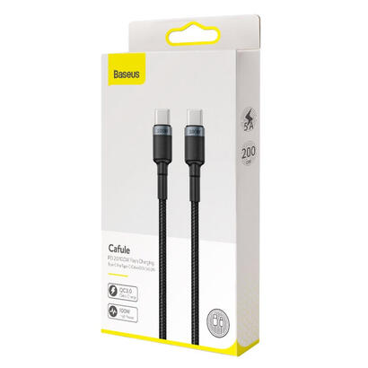 cable-baseus-cafule-usb-usb-20-2-m-usb-c-negro cable-baseus-cafule-usb-usb-20-2-m-usb-c-negro