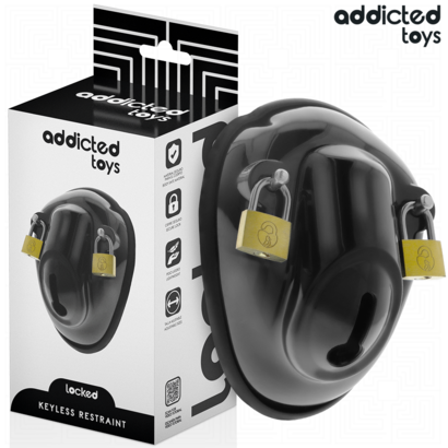 addicted-toys-locked-keyless-restraint-jaula-para-pene-115-cm