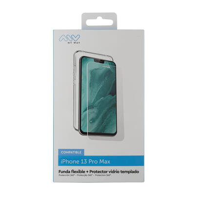 carcasa-myway-para-apple-iphone-13-pro-max-transparente-protector-pantalla-cristal-templado