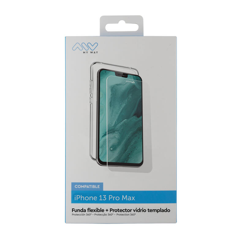 carcasa-myway-para-apple-iphone-13-pro-max-transparente-protector-pantalla-cristal-templado