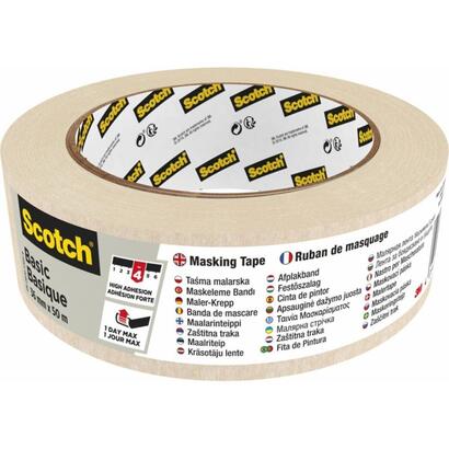 scotch-masking-tape-basic-36mmx50m-beige-201036