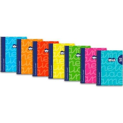 pack-de-6-unidades-lamela-cuaderno-espiral-80h-4-90gr-cuadrovia-3mm-cubierta-extra-dura-fluor-csurtidos