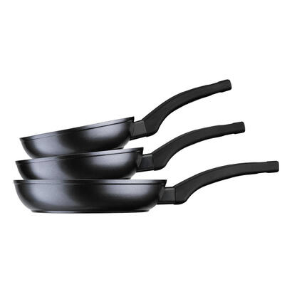 monix-pack-3-sartenes-forjadas-18-22-26cm-aluminio-forjado-antiadherente-todo-tipo-de-encimeras-mango-baquelita