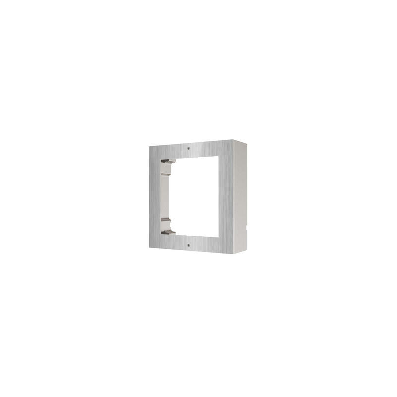 caja-de-registro-en-superficie-para-1-modulo-de-videoportero-hikvision-acabado-en-acero-inoxidable