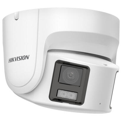 camara-ip-turret-fija-panoramica-8-mp-4mm-wdr130-mic-altavoz-es-audio-alarma-colorvu-hikvision
