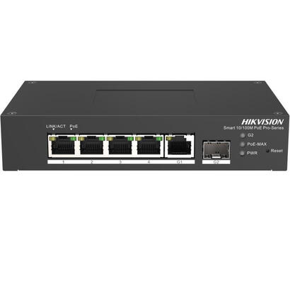 hikvision-ds-3t1306p-sihs-switch-gestionado-l2-fast-ethernet-10100-energia-sobre-ethernet-poe-negro