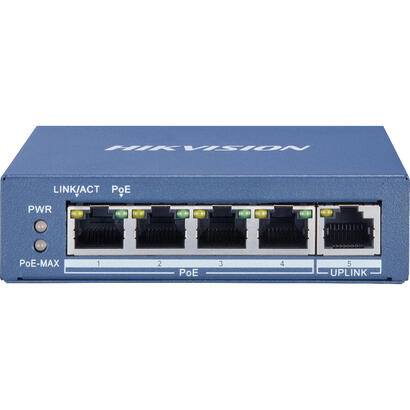 hikvision-switch-poe-4-puertos-gigabit-no-gestionable-ds-3e0505p-em