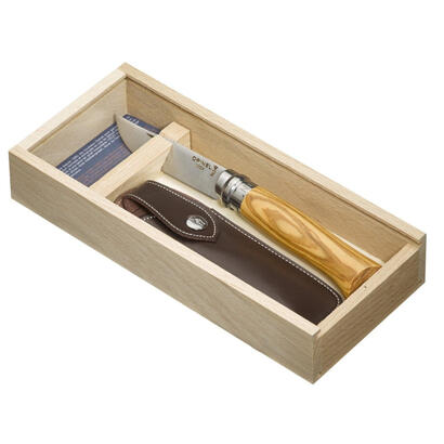 opinel-no-08-olive-wood-sheath-in-pencil-box