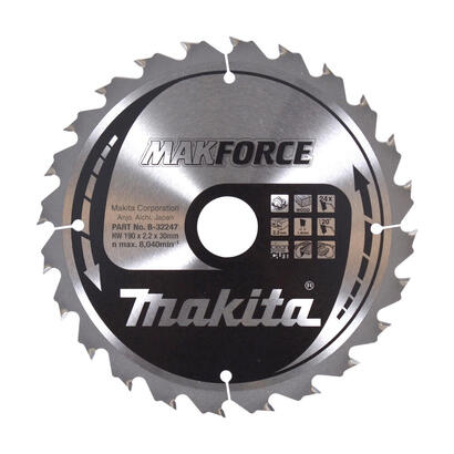 makita-makforce-saegeblatt-190x30x24z